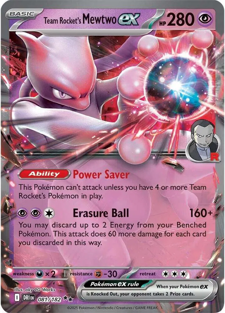 Team Rocket's Mewtwo ex 