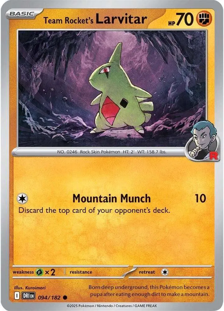 Team Rocket's Larvitar 