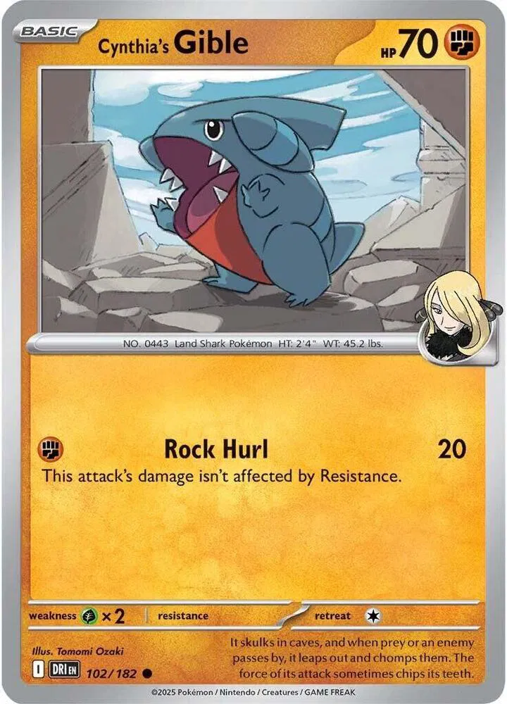 Cynthia's Gible 