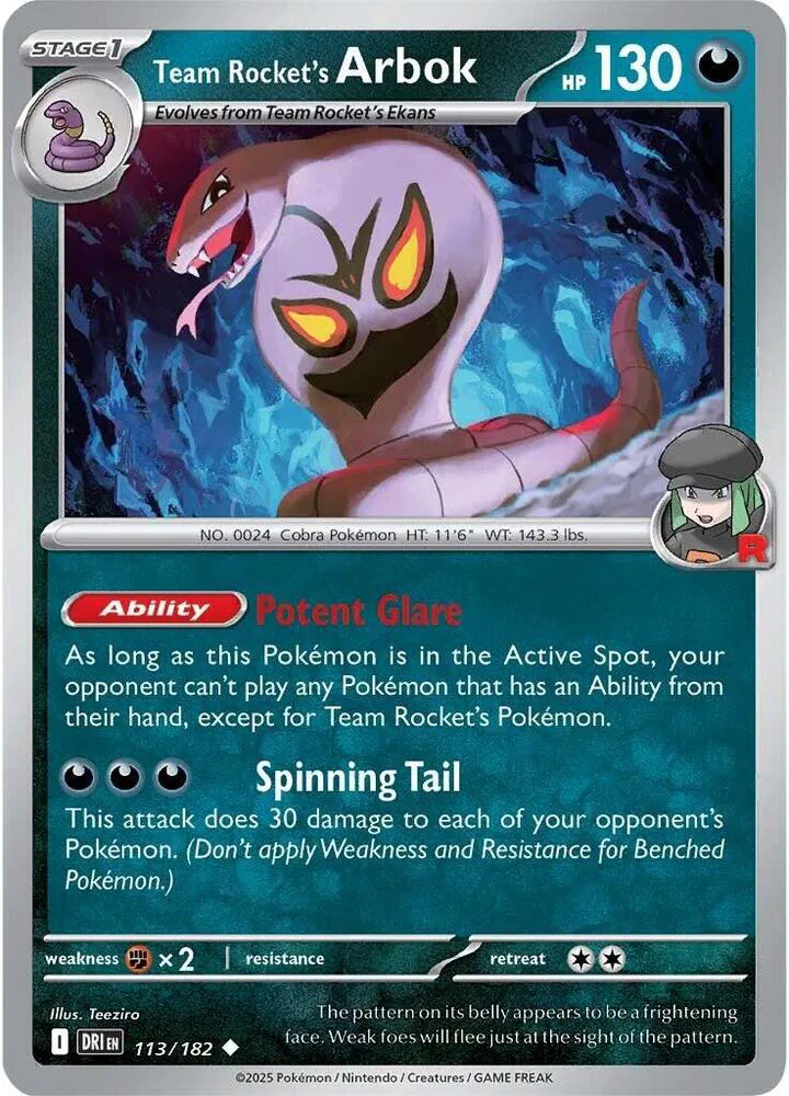 Team Rocket's Arbok 
