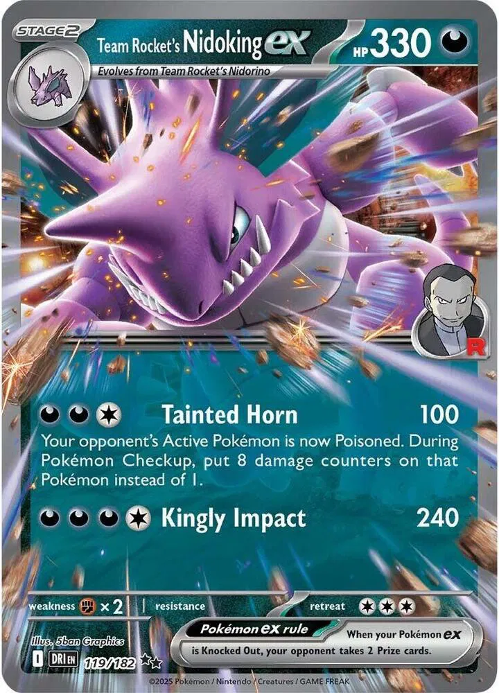 Team Rocket's Nidoking ex 