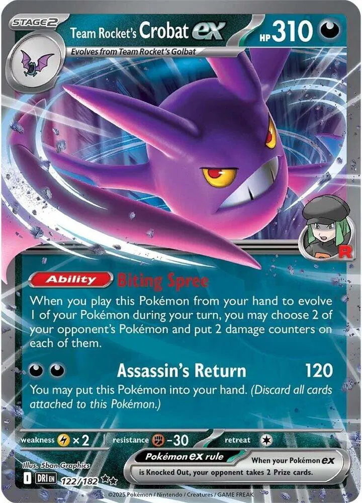 Team Rocket's Crobat ex 