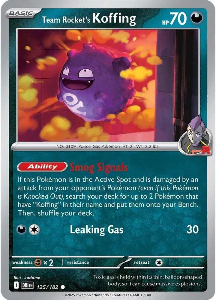 Team Rocket's Koffing 