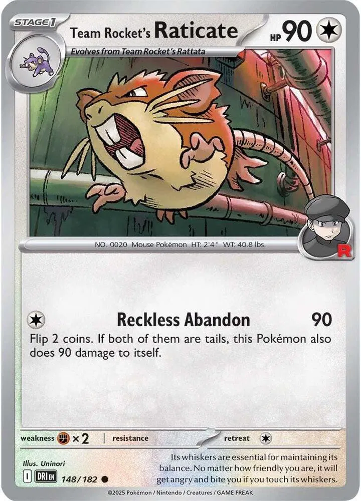 Team Rocket's Raticate 