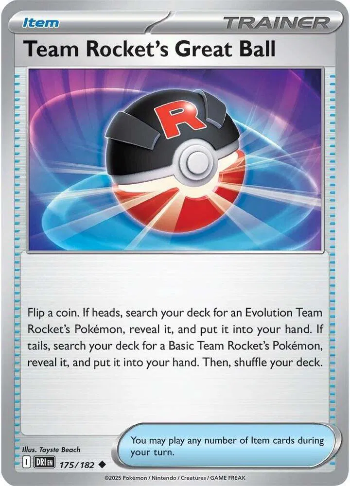 Team Rocket's Great Ball 