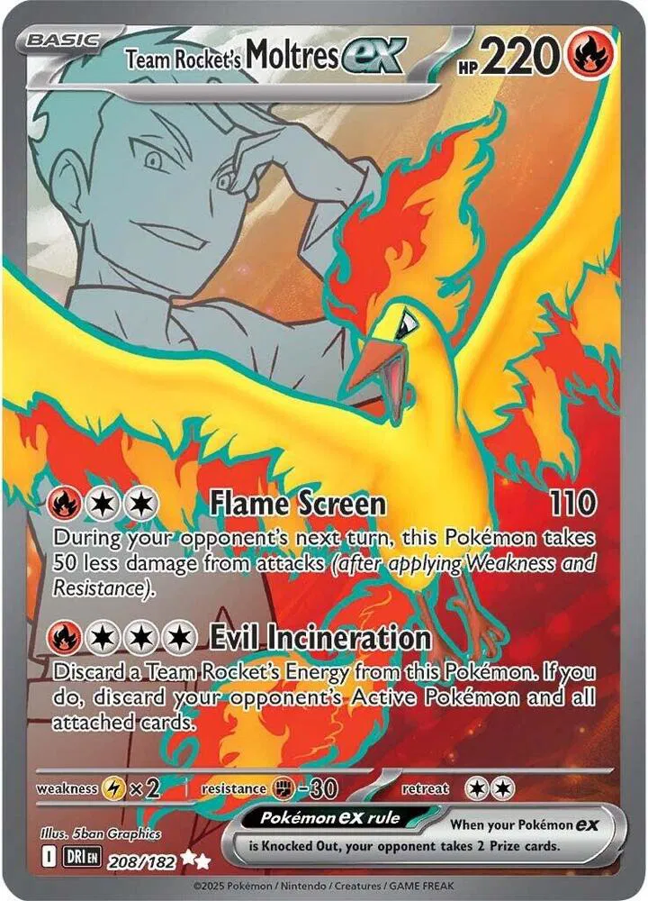 Team Rocket's Moltres ex 