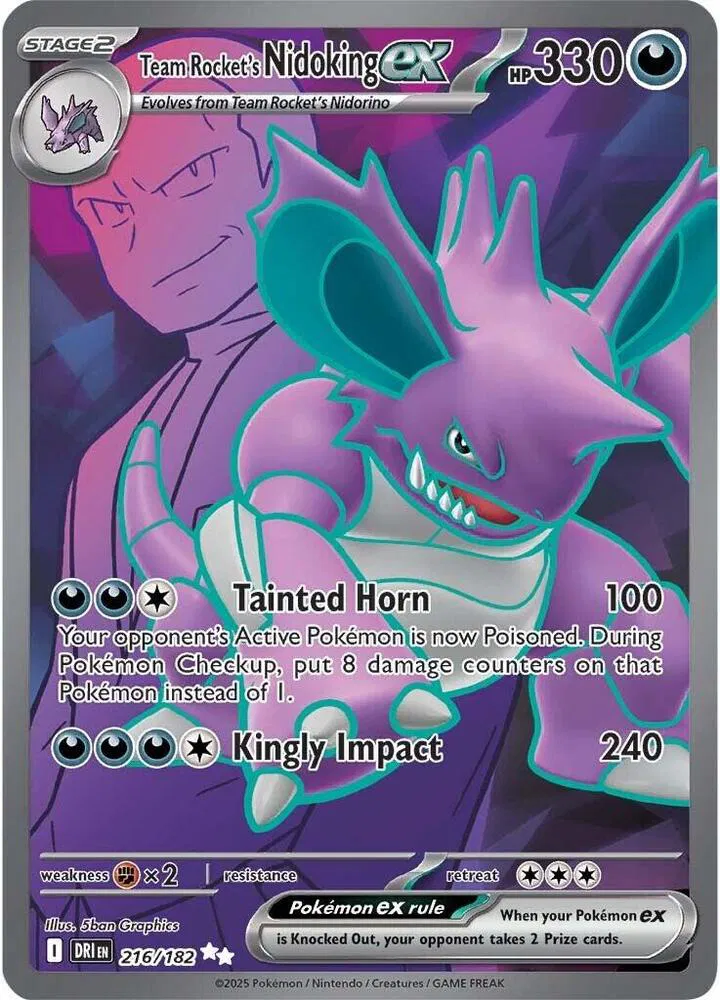 Team Rocket's Nidoking ex 