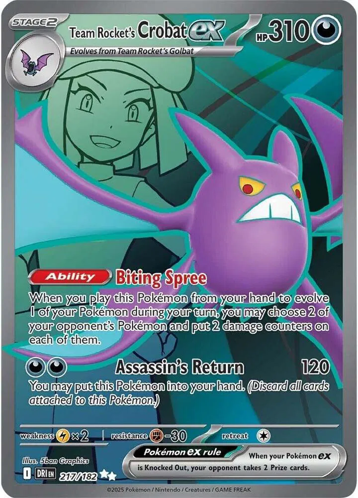 Team Rocket's Crobat ex 