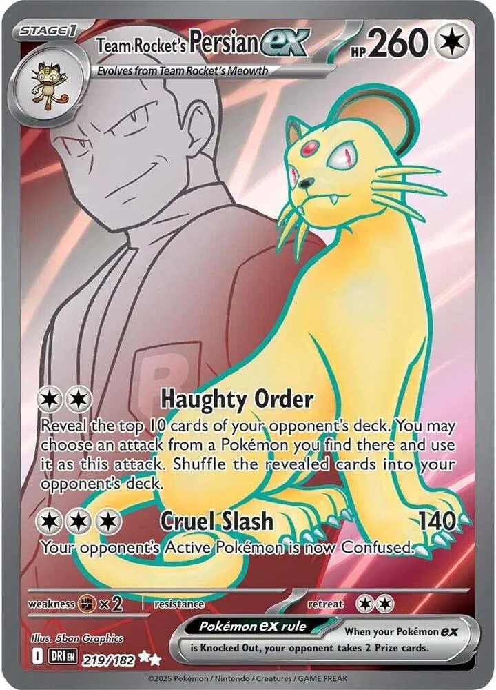 Team Rocket's Persian ex 