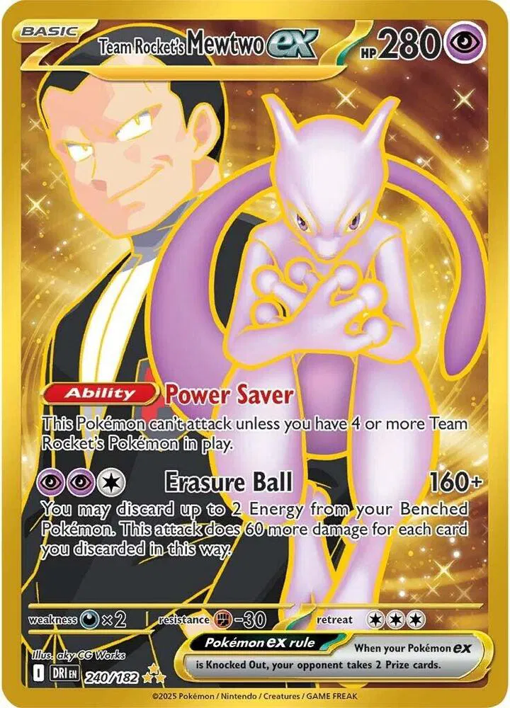 Team Rocket's Mewtwo ex 