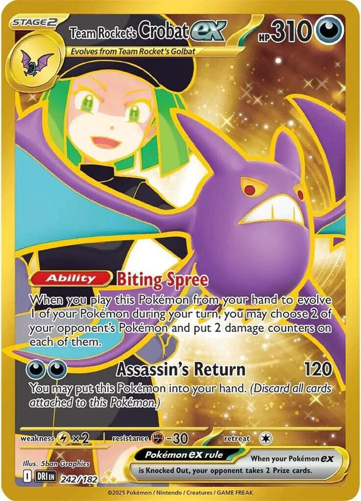 Team Rocket's Crobat ex 