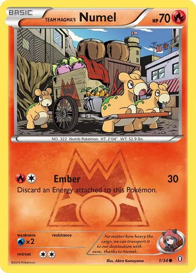 Team Magma's Numel 
