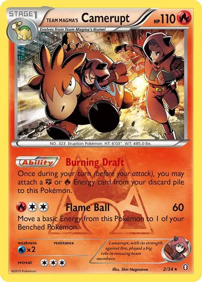 Team Magma's Camerupt 