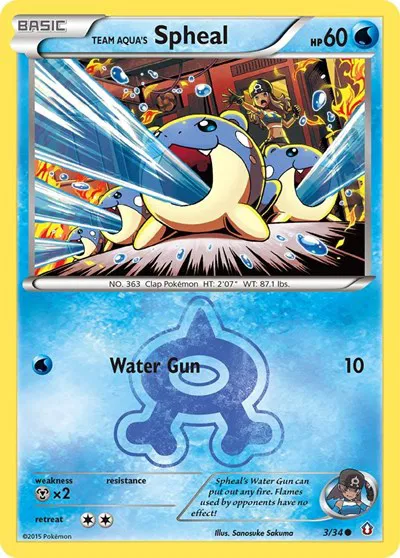 Team Aqua's Spheal 