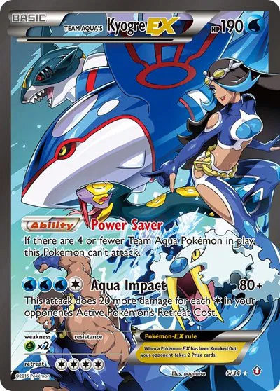Team Aqua's Kyogre EX 