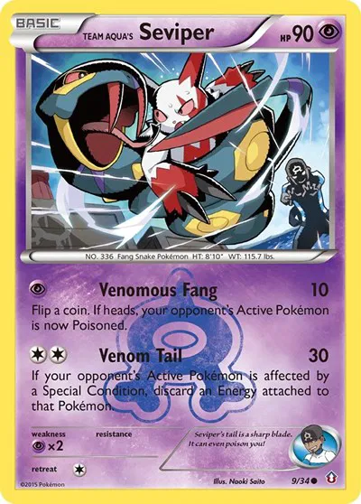 Team Aqua's Seviper 