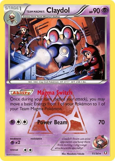 Team Magma's Claydol 