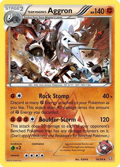 Team Magma's Aggron 