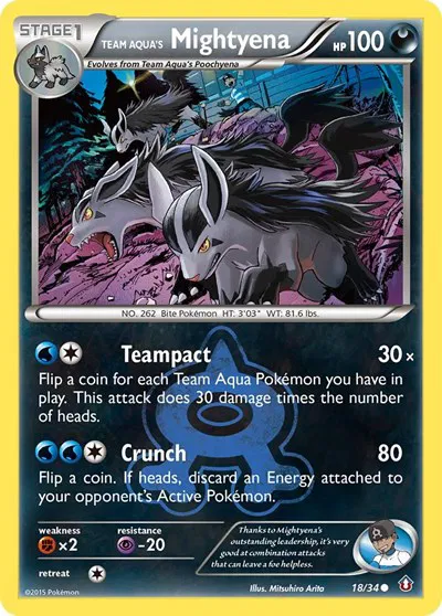 Team Aqua's Mightyena 