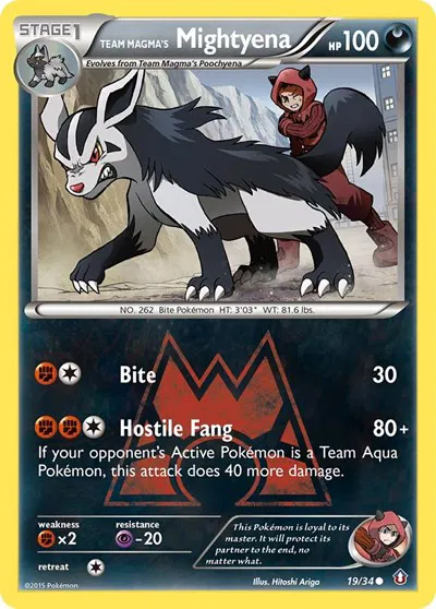 Team Magma's Mightyena 