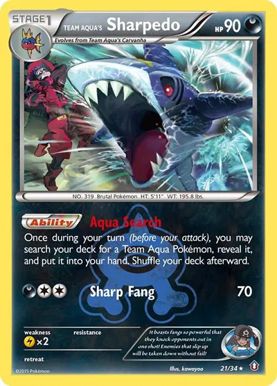 Team Aqua's Sharpedo 
