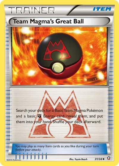 Team Magma's Great Ball 