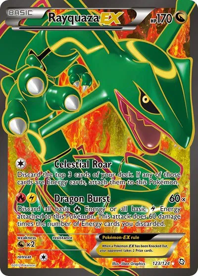 Rayquaza EX (123 Full Art) 