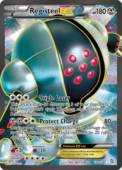 Registeel EX (122 Full Art) 
