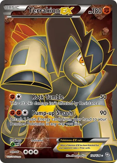 Terrakion EX (121 Full Art) 