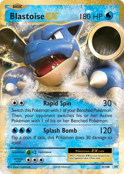 Blastoise EX 