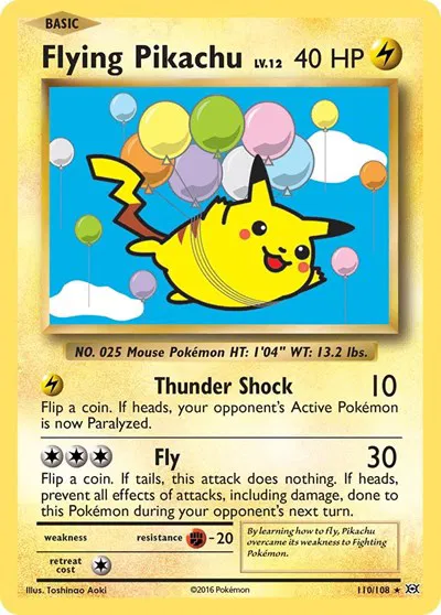 Flying Pikachu 