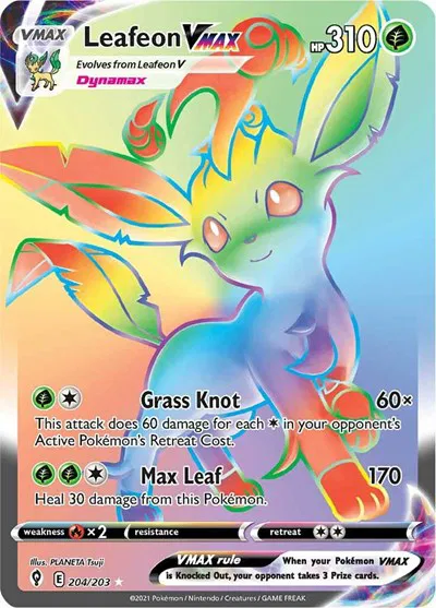 Leafeon VMAX (Secret) 