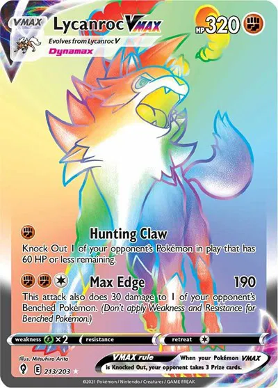 Lycanroc VMAX (Secret) 