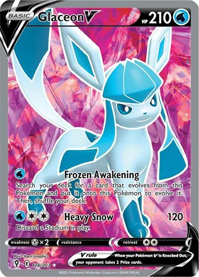 Glaceon V (Full Art) 