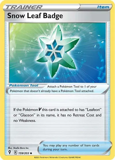 Snow Leaf Badge 