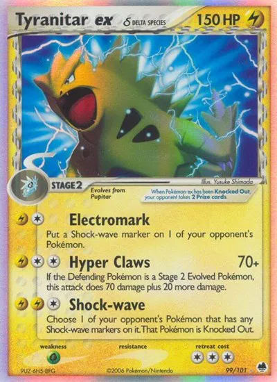 Tyranitar ex (Delta Species) 