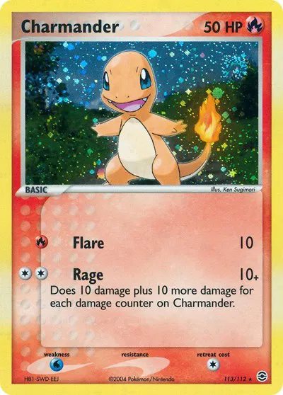 Charmander (113 Secret Rare) 