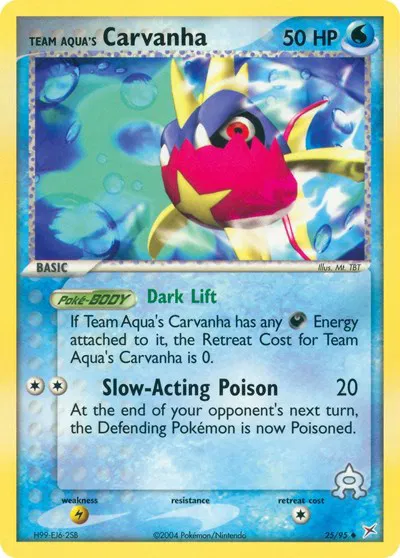 Team Aqua's Carvanha (25) 