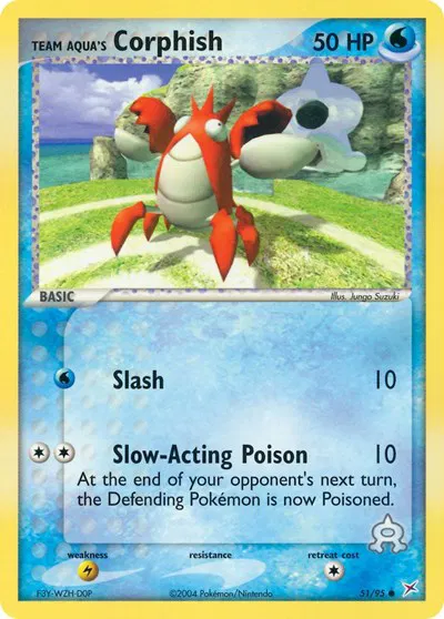 Team Aqua's Corphish (51) 