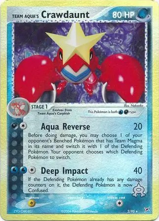 Team Aqua's Crawdaunt 