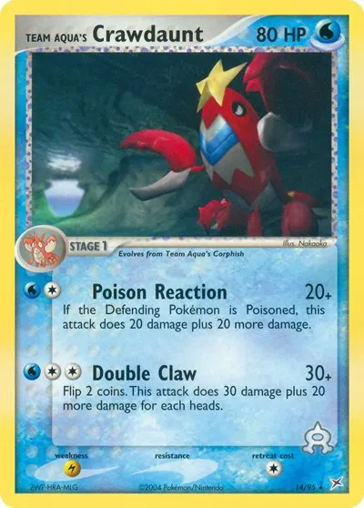 Team Aqua's Crawdaunt (14) 