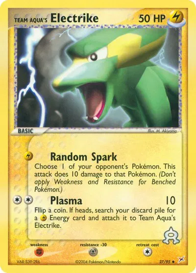 Team Aqua's Electrike (27) 
