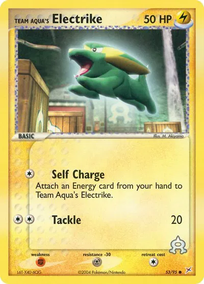Team Aqua's Electrike (53) 