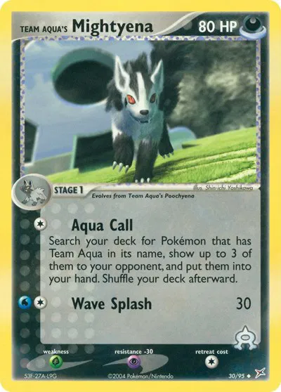 Team Aqua's Mightyena (30) 