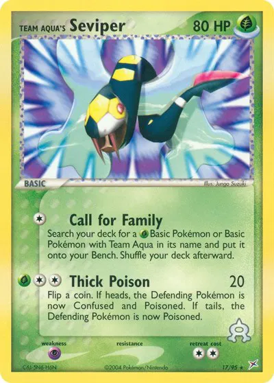 Team Aqua's Seviper 
