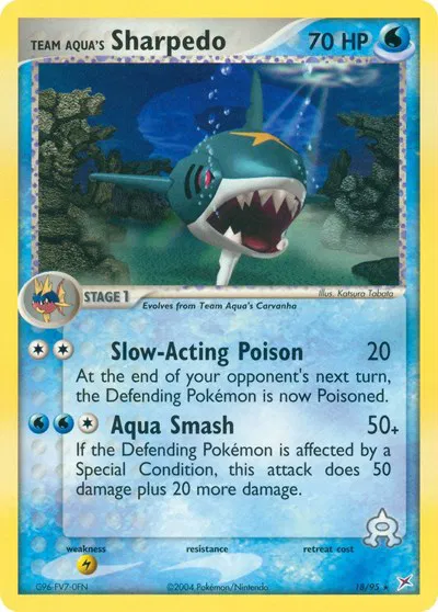 Team Aqua's Sharpedo (18) 