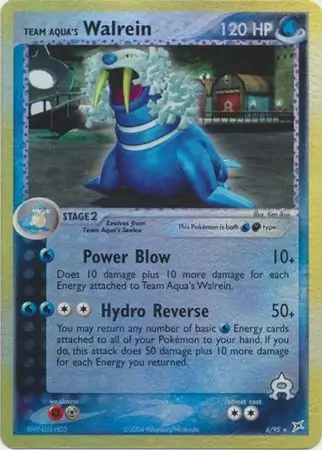 Team Aqua's Walrein 