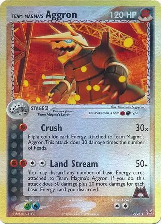 Team Magma's Aggron 