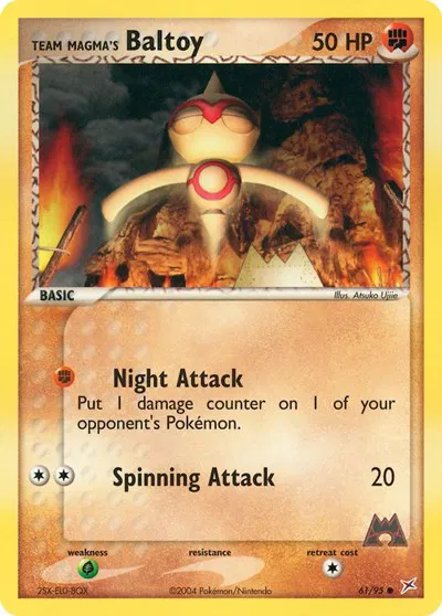 Team Magma's Baltoy (61) 