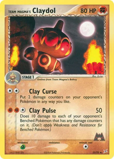 Team Magma's Claydol (33) 